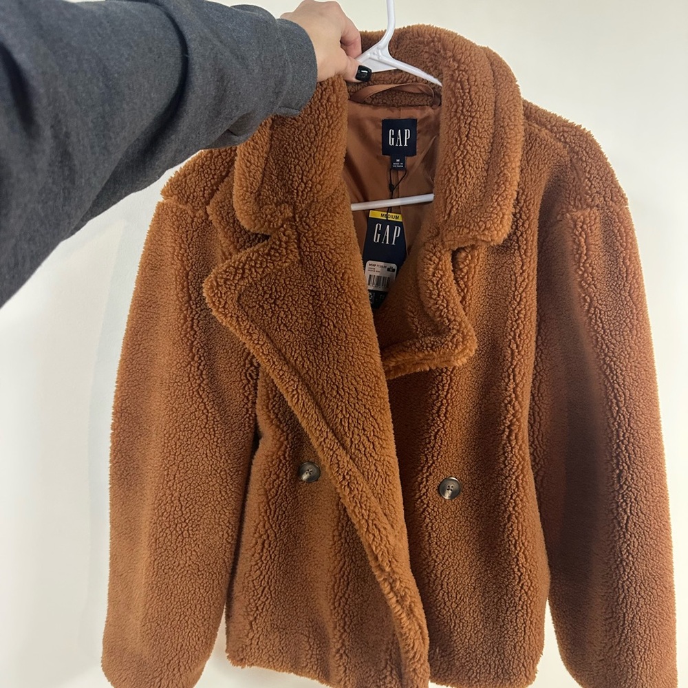 GAP brown Sherpa Coat